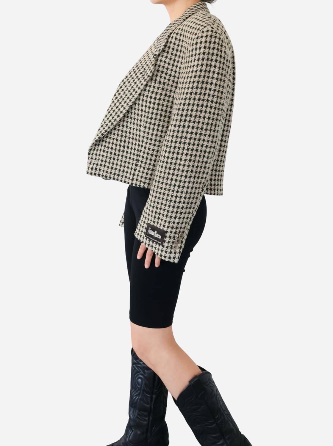 Armani Houndstooth Cropped Blazer 상품이미지3