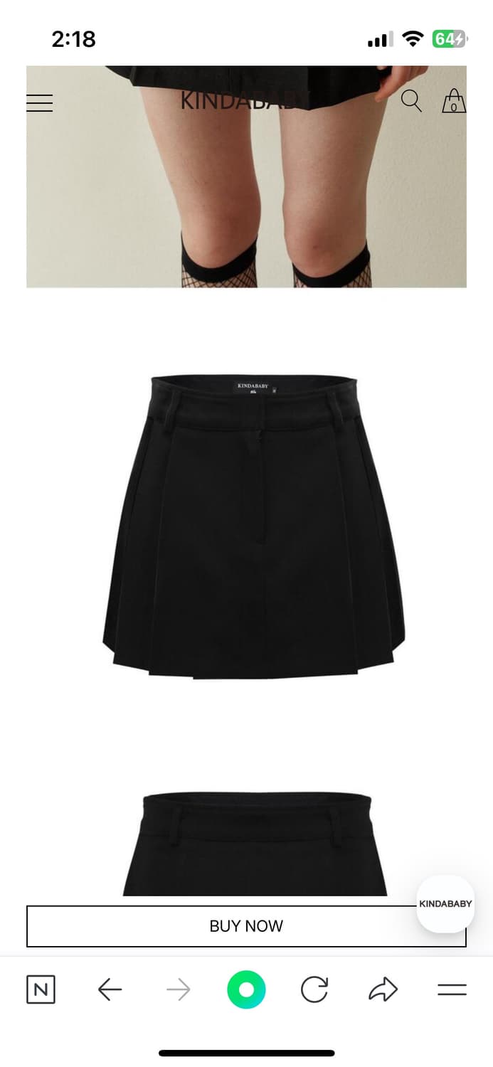 Kindababy [닝닝착용] Baby semi pleats skirt 상품이미지4