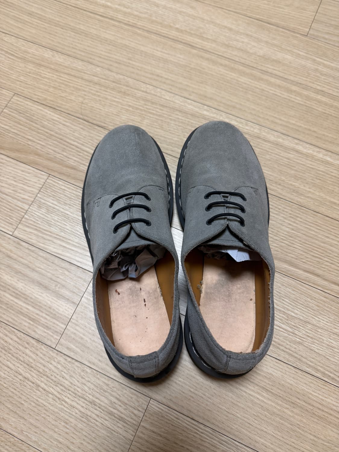 uk7,260) 119,000원 닥터마틴 1461 스웨이드 그레이 더비 상품이미지3