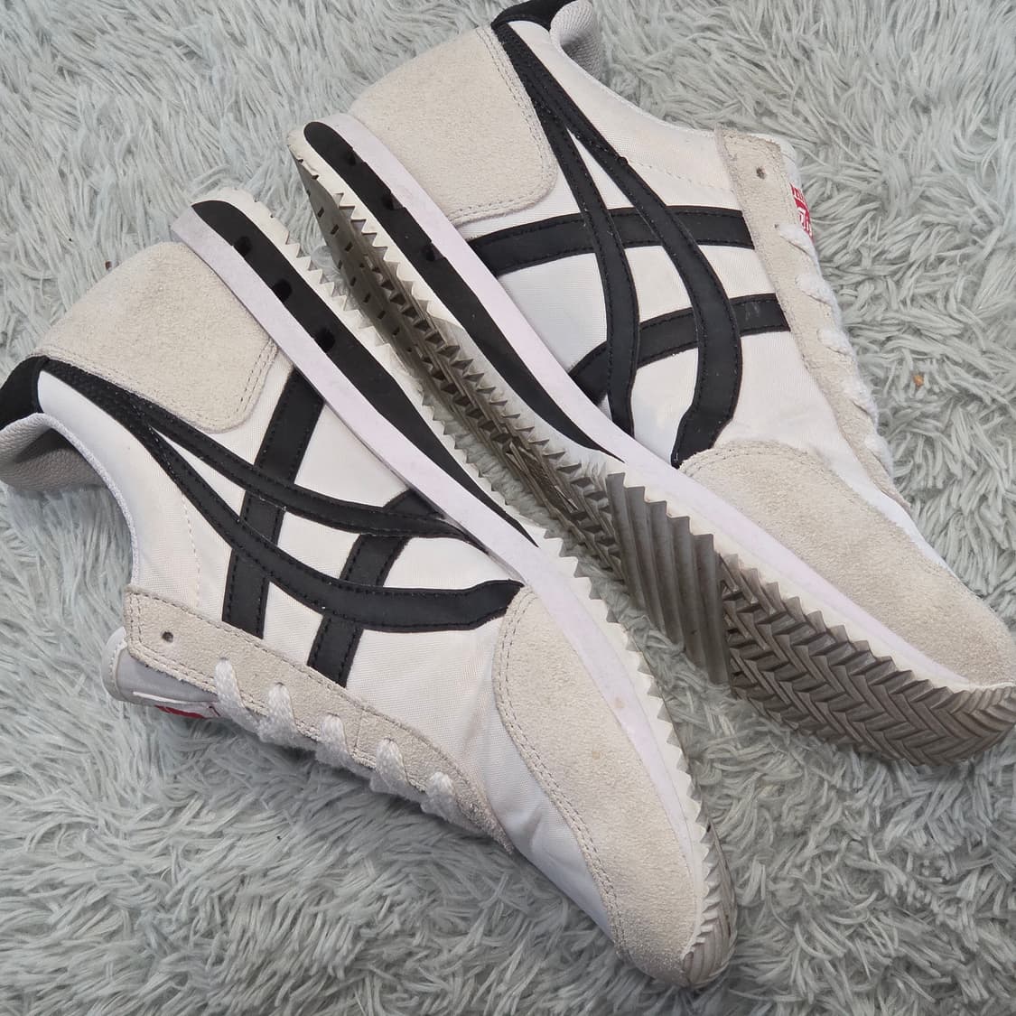 7a-20:오니츠카 타이거 라이트러너 화이트/블랙 25.5cm 상품이미지7