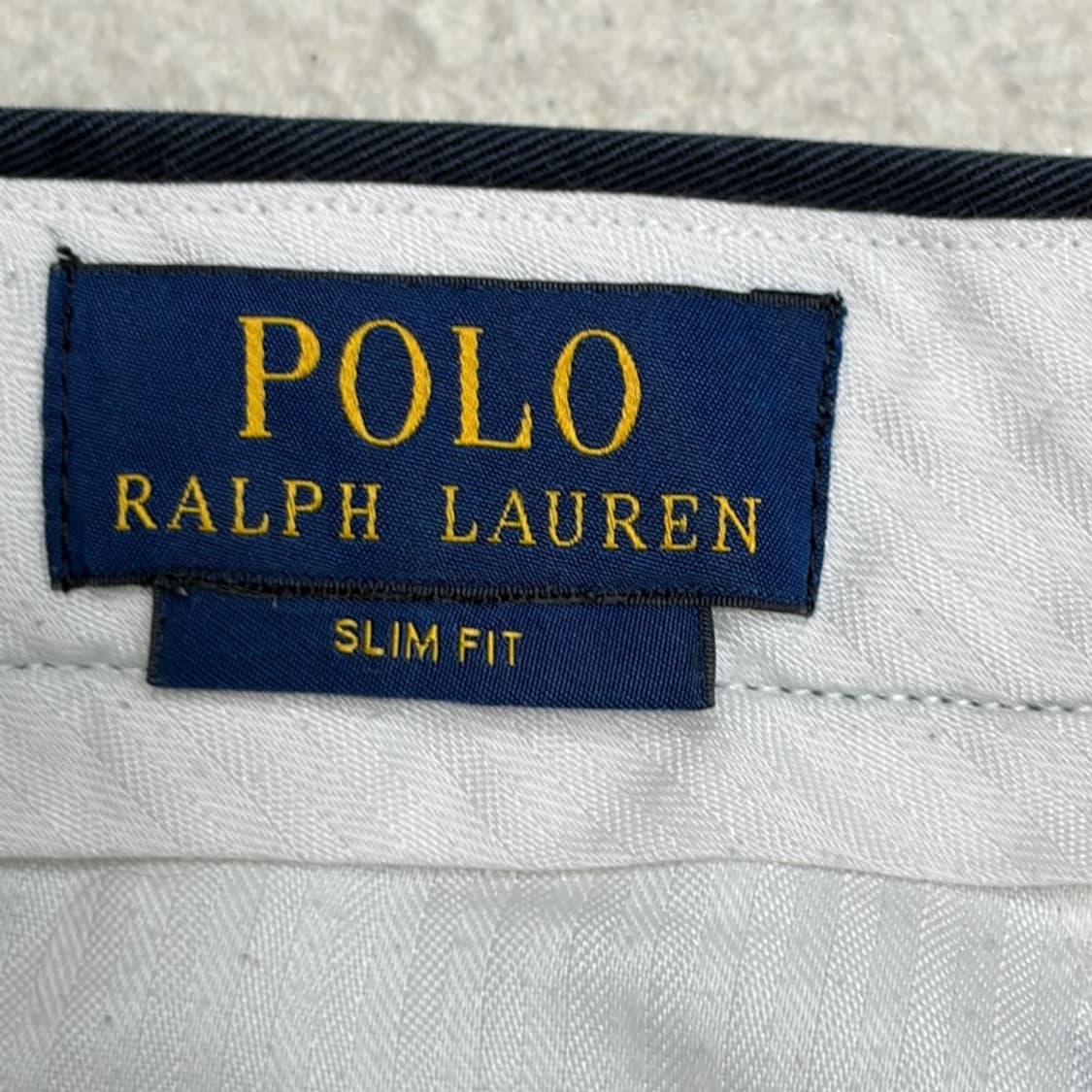 POLO 슬림핏 네이비 코튼팬츠 32 상품이미지4