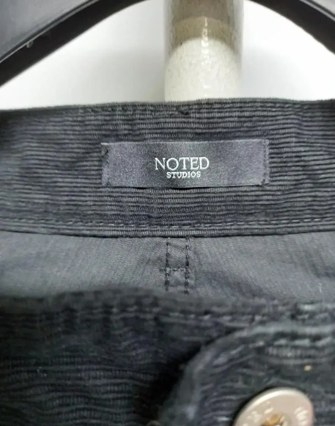 새 NOTED 코듀로이 골덴 하이웨스트 통핏팬츠 27.28 상품이미지7