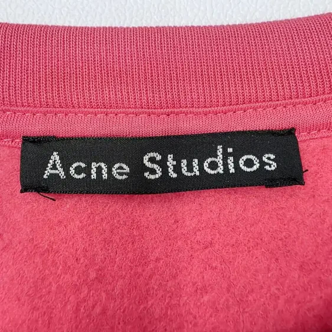 아크네 스튜디오 페어뷰 페이스 맨투맨 XXS 핑크 상품이미지4