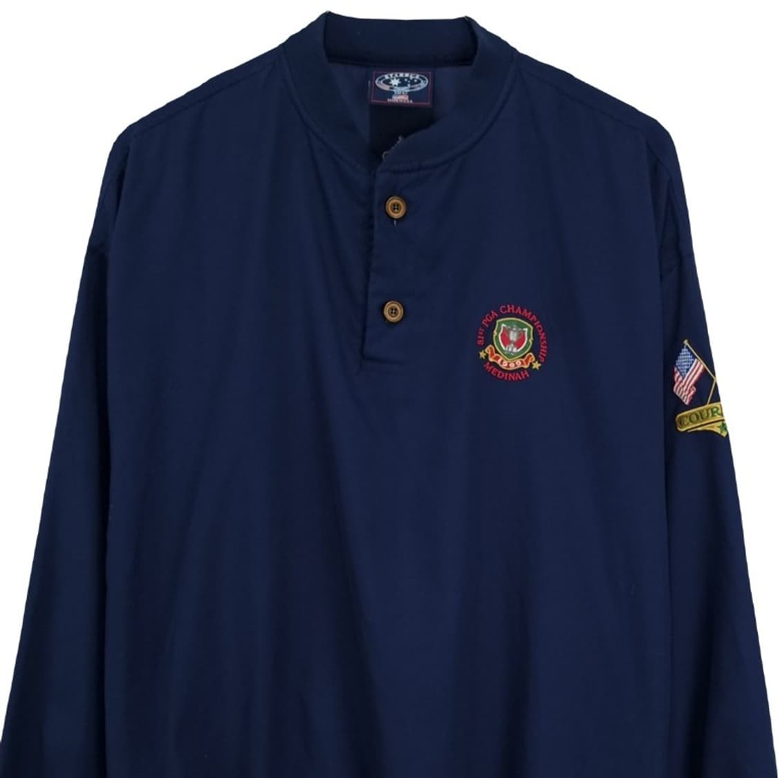 [아메리칸빈티지]90'S 올드스쿨 빈티지 폴리쉘 헨리넥 웜업 M18982 상품이미지4