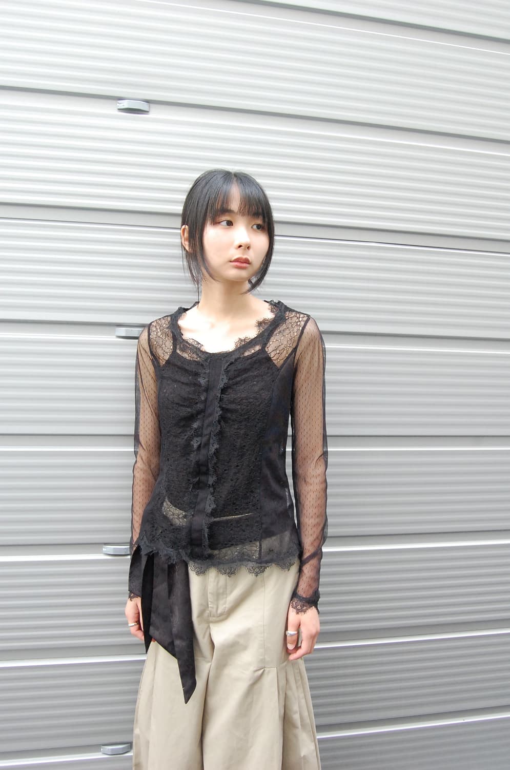 Hiroko koshino premier lace top 상품이미지2