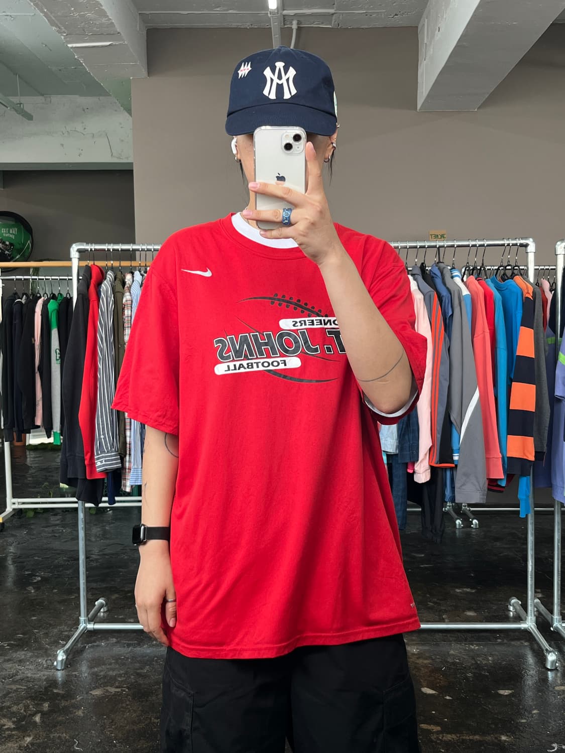 나이키 풋볼 프린팅 반팔 티셔츠 상품이미지2