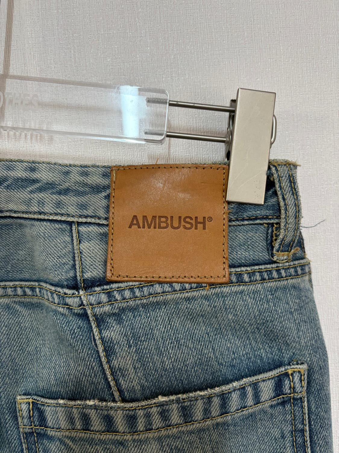 [31] Ambush 레이어드 데님 팬츠 상품이미지5