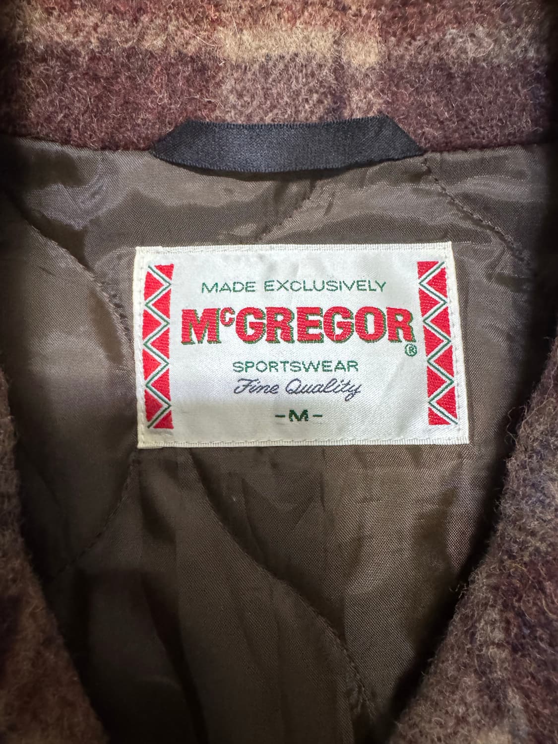 80s 맥그리거 일본판 울 헌팅자켓 필드자켓 상품이미지2