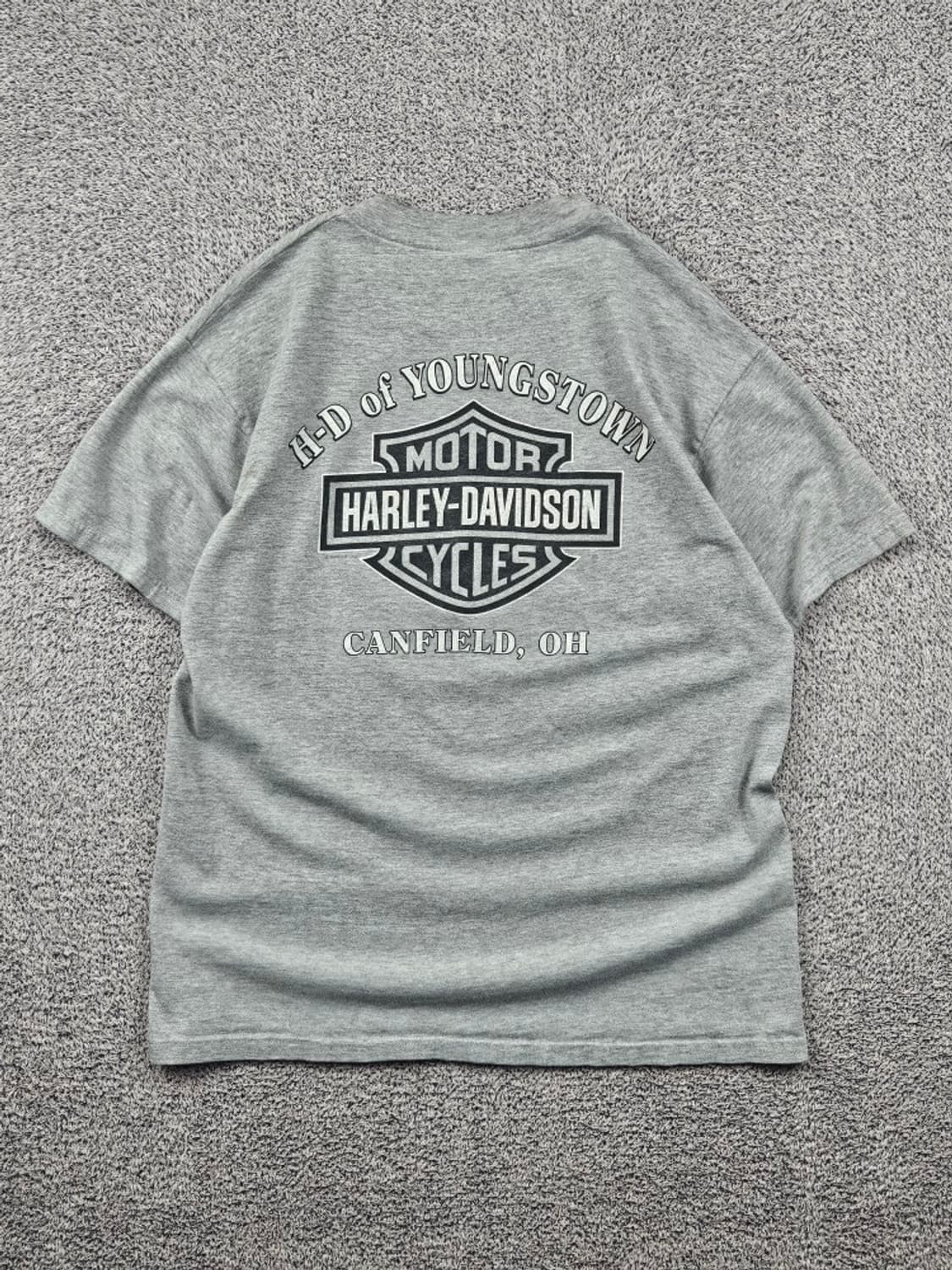 USA 할리데이비슨 오하이오 영스타운 반팔 티셔츠 ( L )/ 11701 상품이미지1