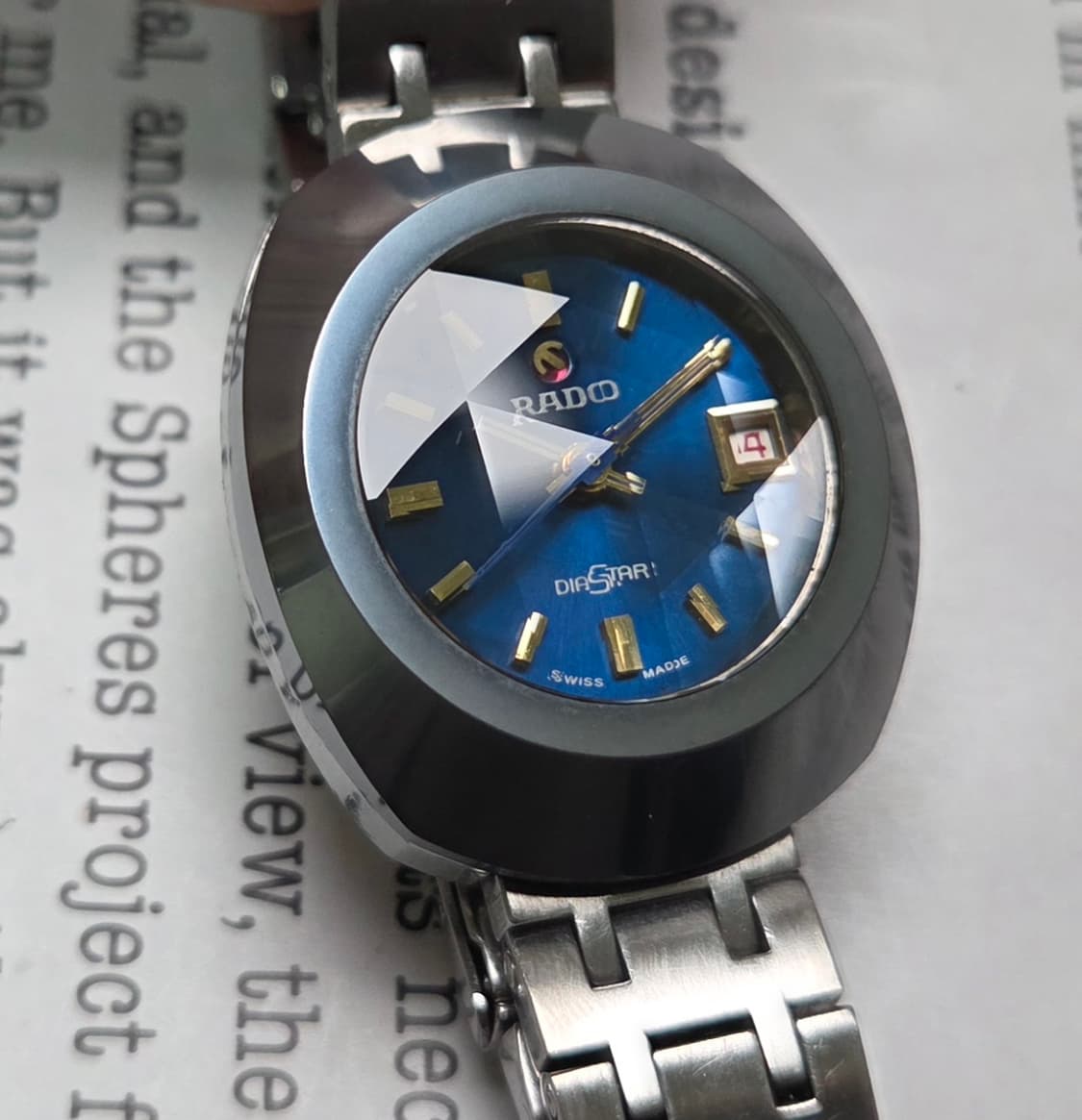 레어] 빈티지 라도 다이아스타3 통세라믹 베젤 여성용 브레이슬릿 ver. 상품이미지2