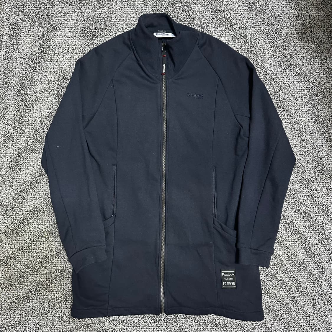 (95) 리복 클래식 블랙 집업 롱 상품이미지1