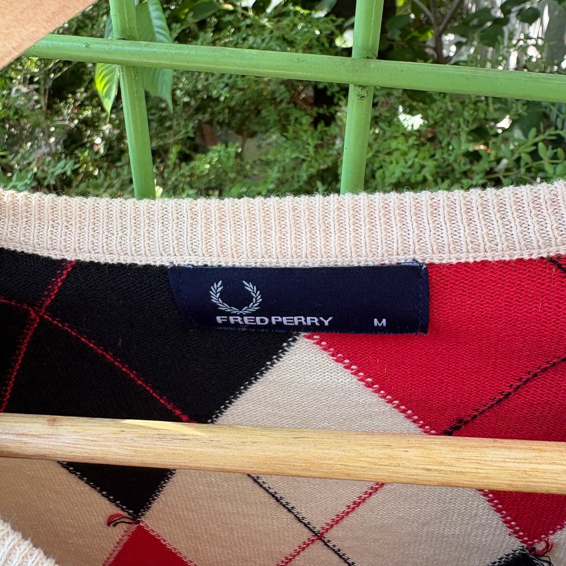 프레드페리 아가일 스웨터 상품이미지2