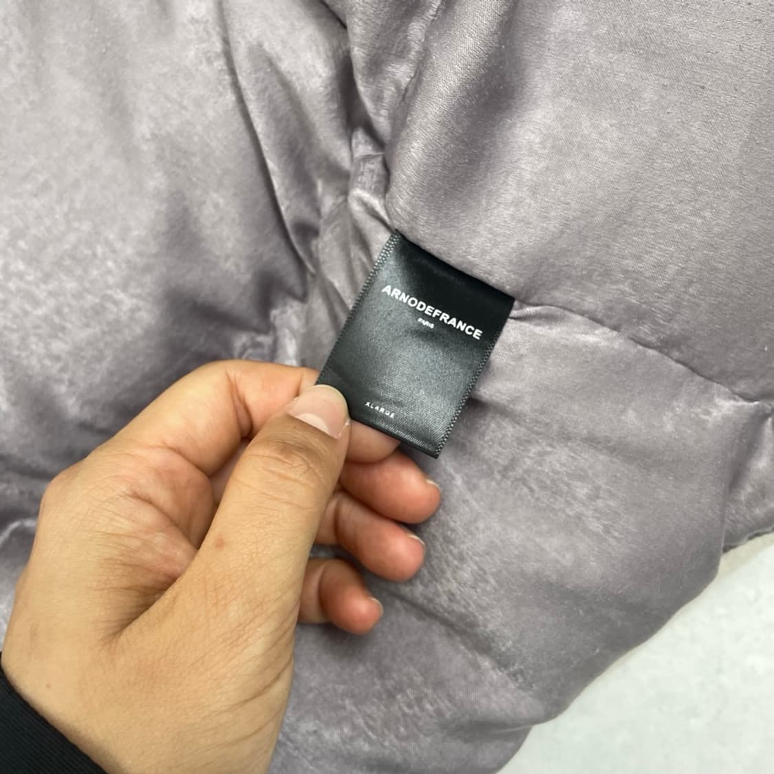 아르노드프랑스 ARNODEFRANCE 아이보리 패딩 조끼 XL 상품이미지3