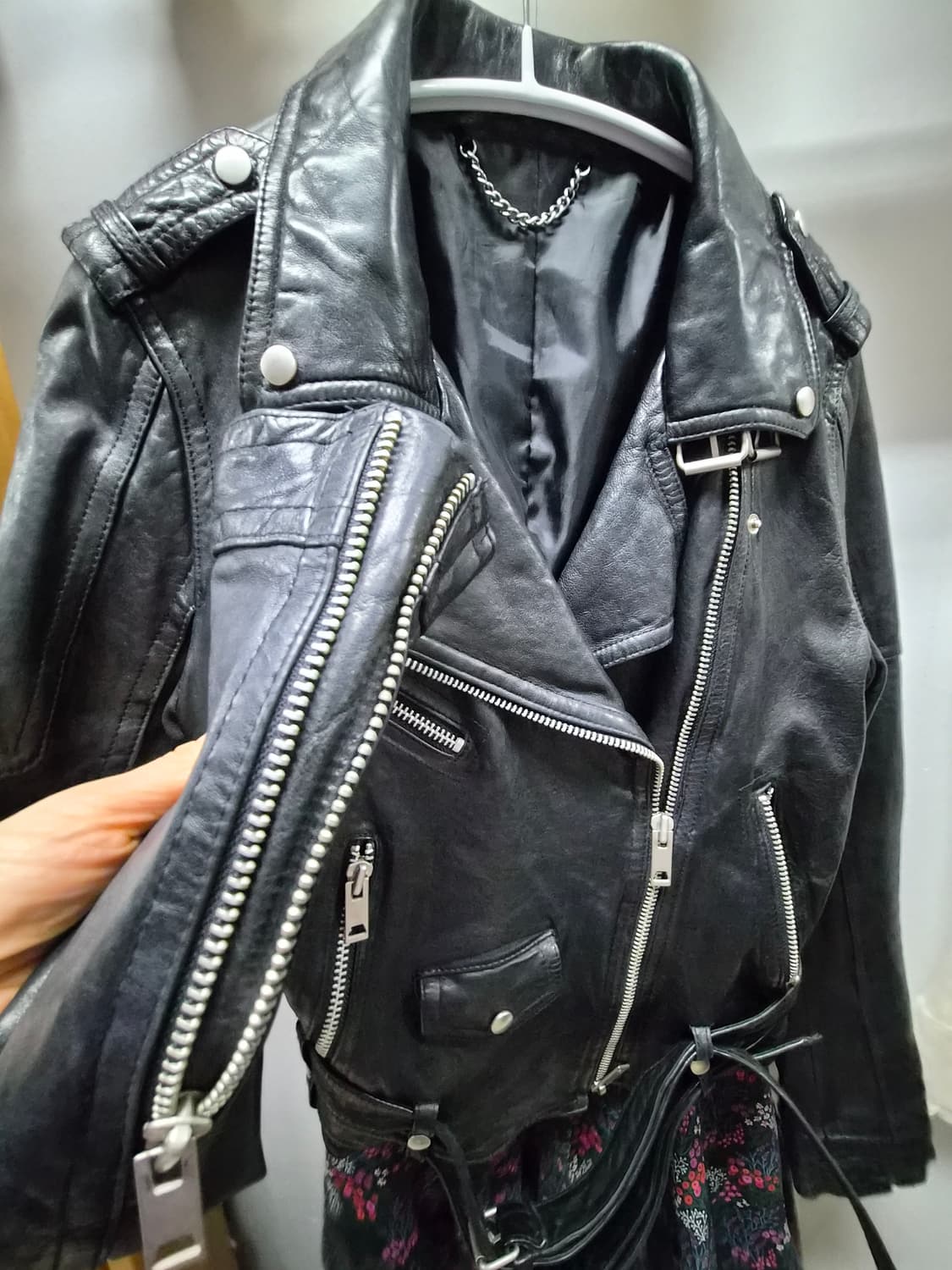 편집샾양가죽 라이더. 쥬시쥬디 언발캉캉스커트 상품이미지9