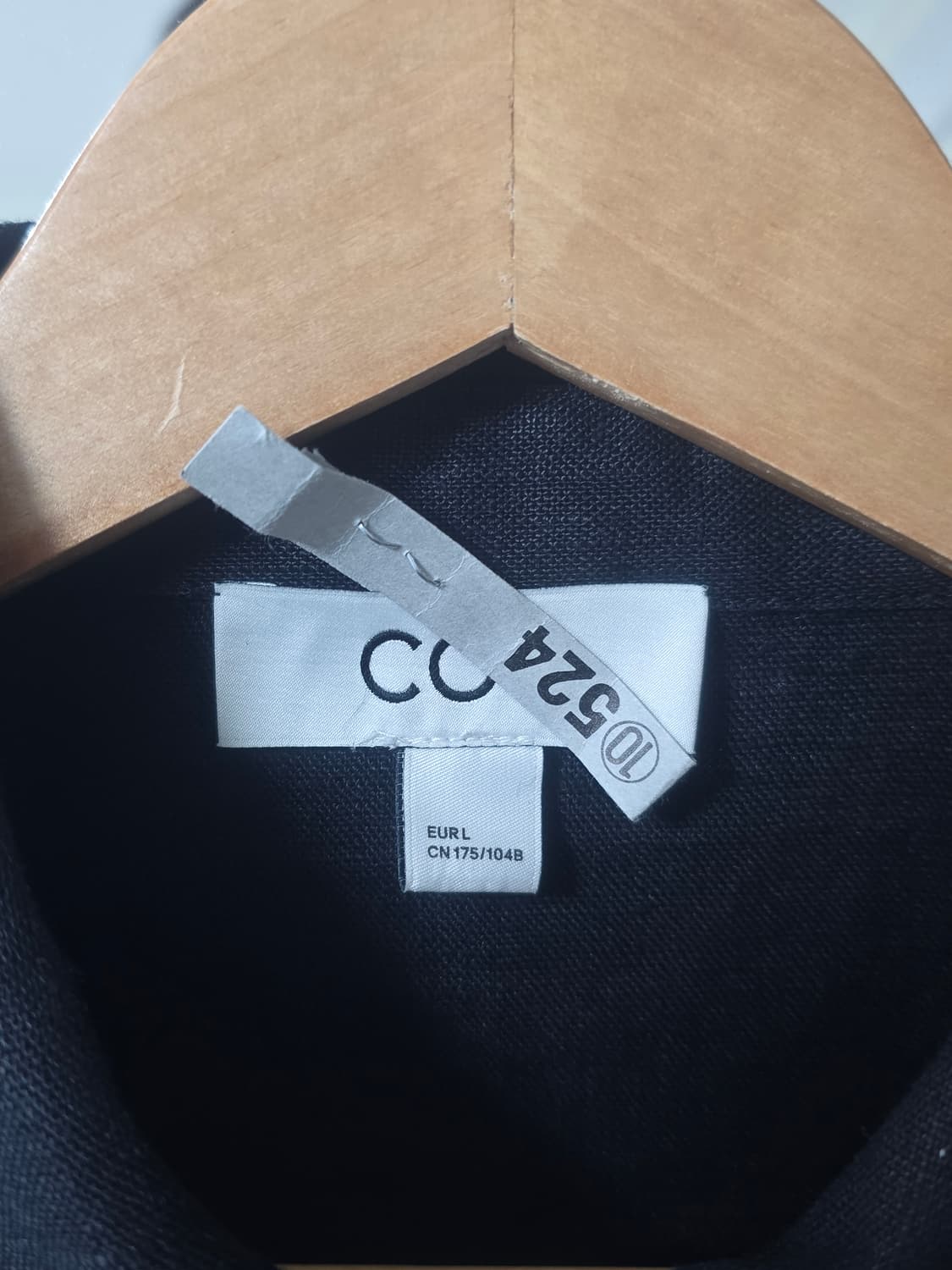 코스 린넨 롱 원피스 블랙  상품이미지4