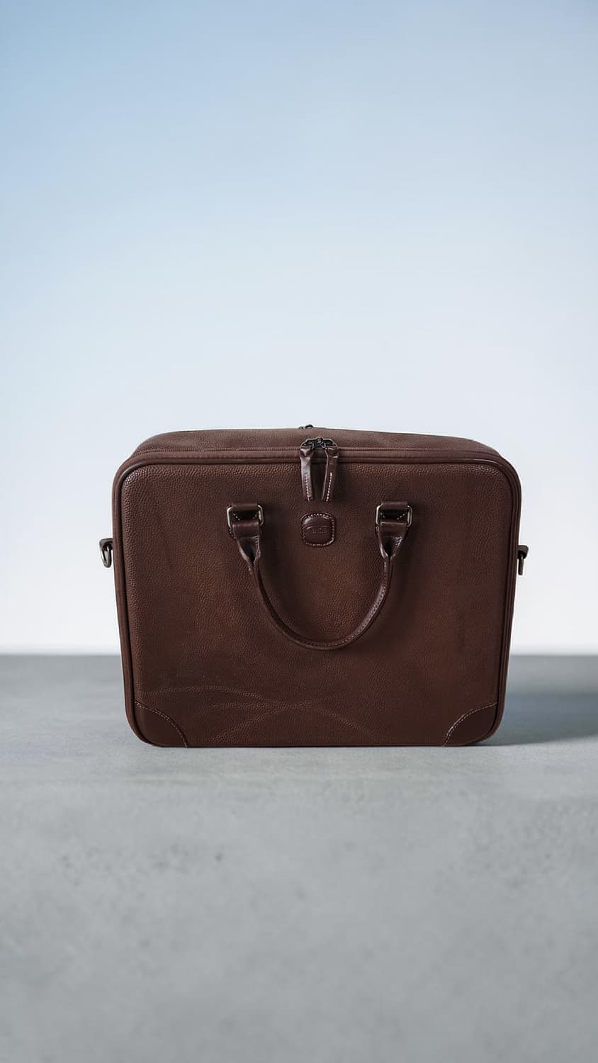 BRICS 브라운 가죽 서류 가방 상품이미지1