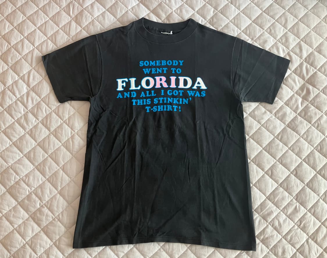 90s USA 빈티지 Florida 티셔츠 남녀공용 M 상품이미지1