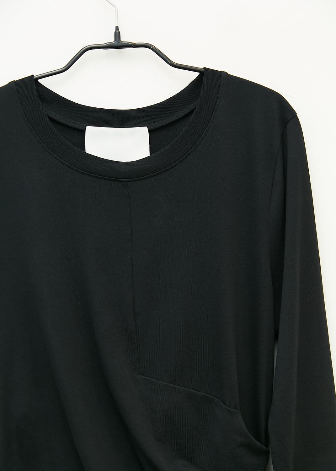 Draping Three-Quarter Sleeve T-Shirt 상품이미지2