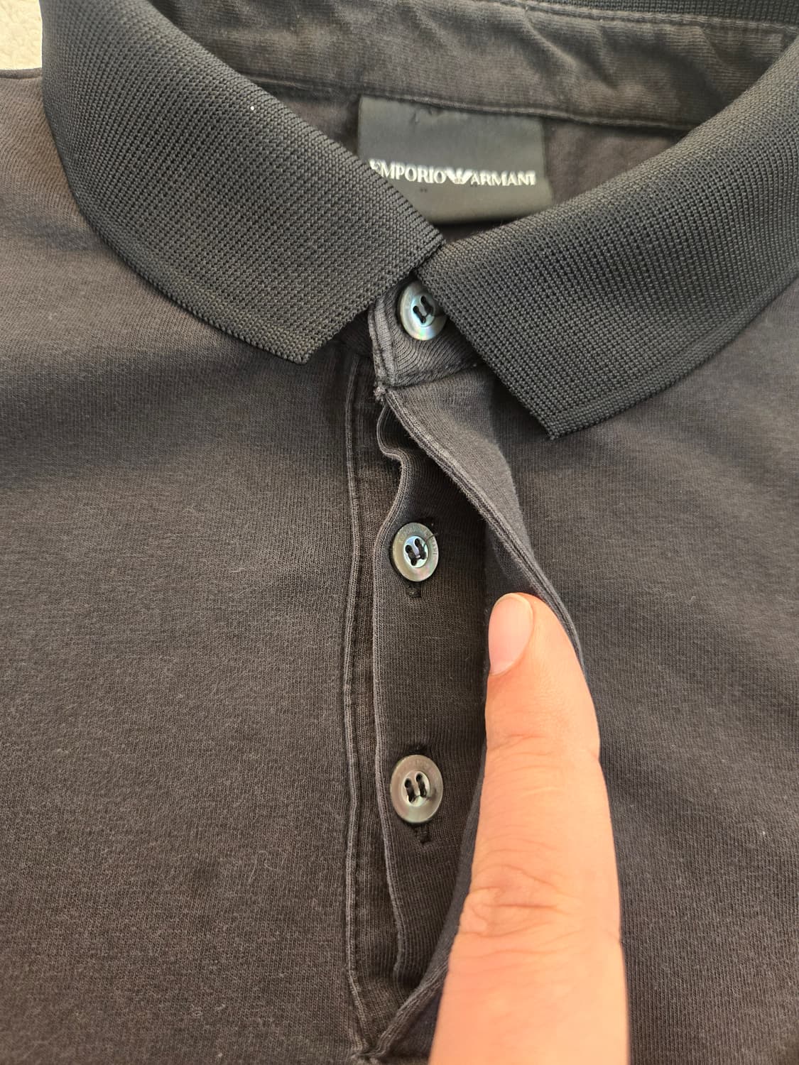 엠포리오 아르마니 곰돌이패치 반팔 폴로티 XL : 인간적으로 이쁨 상품이미지5