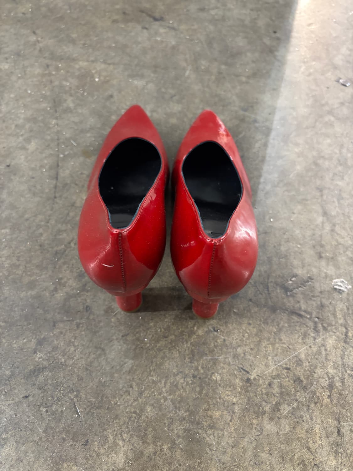 Tibi 레드 유광 힐 37 (한국사이즈235~240) 상품이미지5