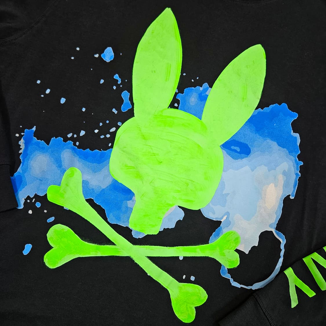 싸이코버니(PSY bunny) 말레트 롱 슬리브 티셔츠 XL size 상품이미지4