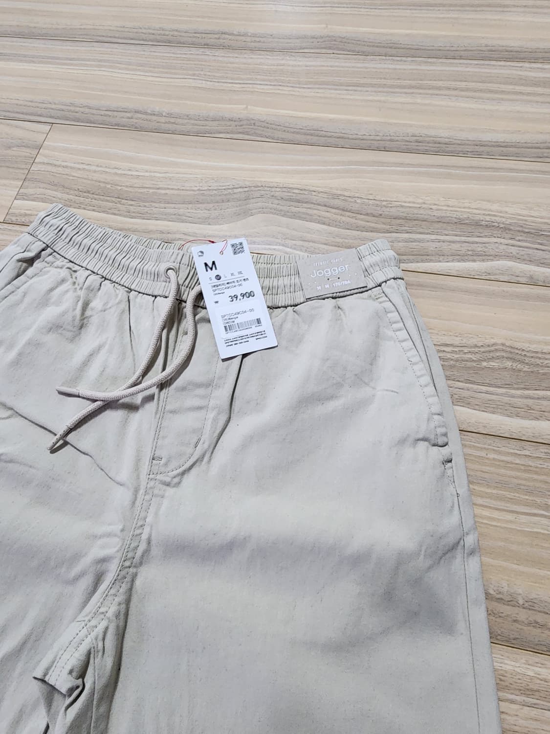 스파오조거팬츠면바지30사이즈베이지 상품이미지2