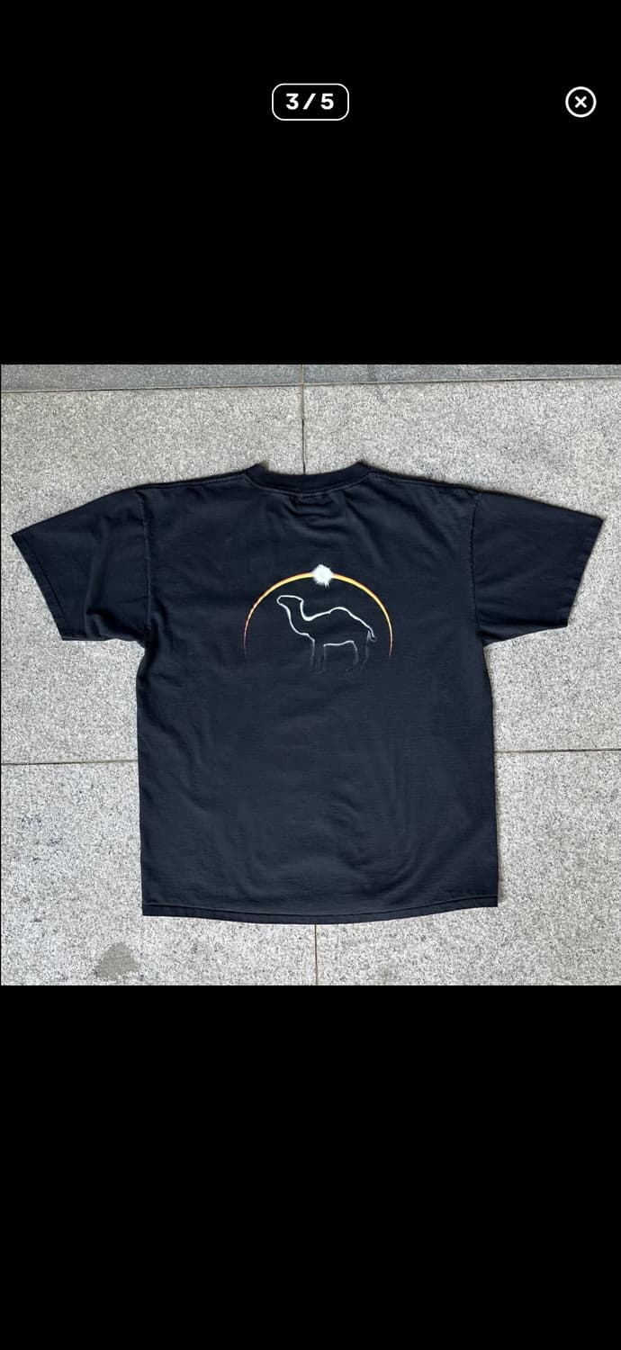 90s 카멜 시가렛 포켓 티셔츠XL 상품이미지3