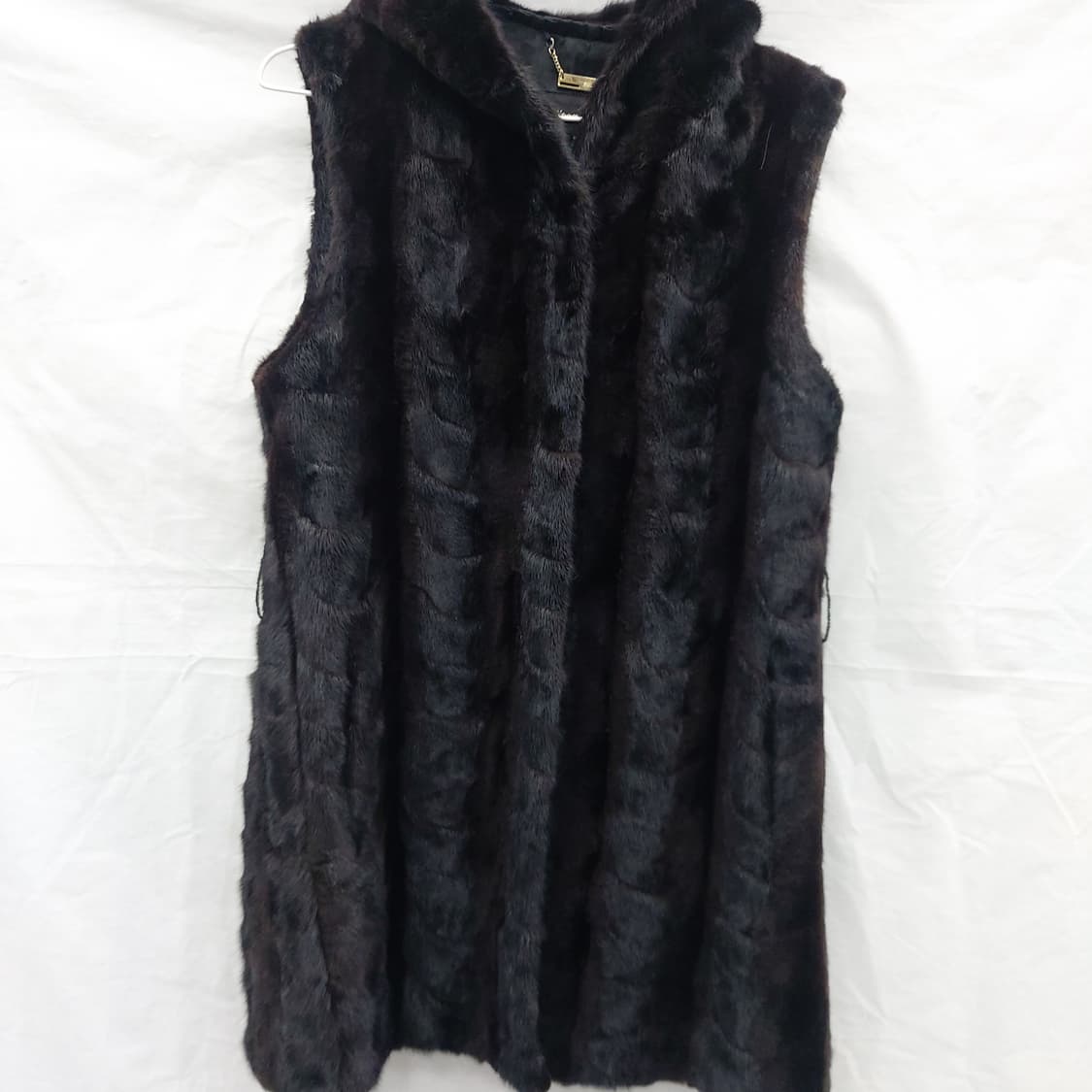 Platinum Blaische 밍크 후드 조끼(여85) 상품이미지3