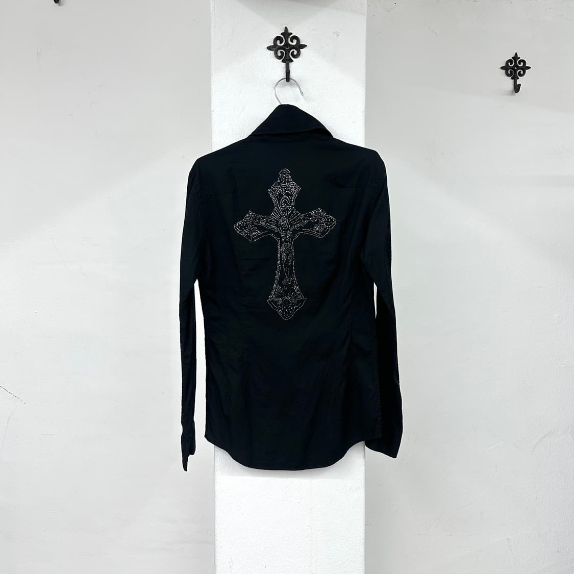 Maniac work back cross shirts 상품이미지5