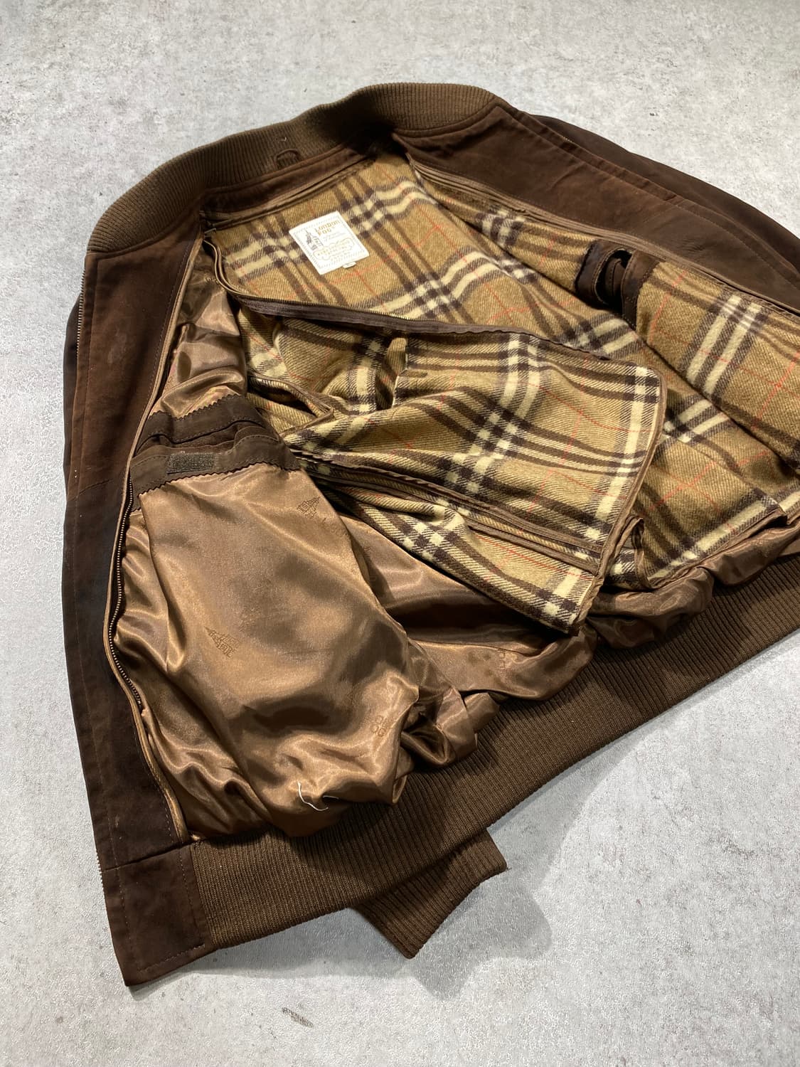 [XL] 80s London Fog 런던포그 고트스킨 스웨이드 자켓 상품이미지5