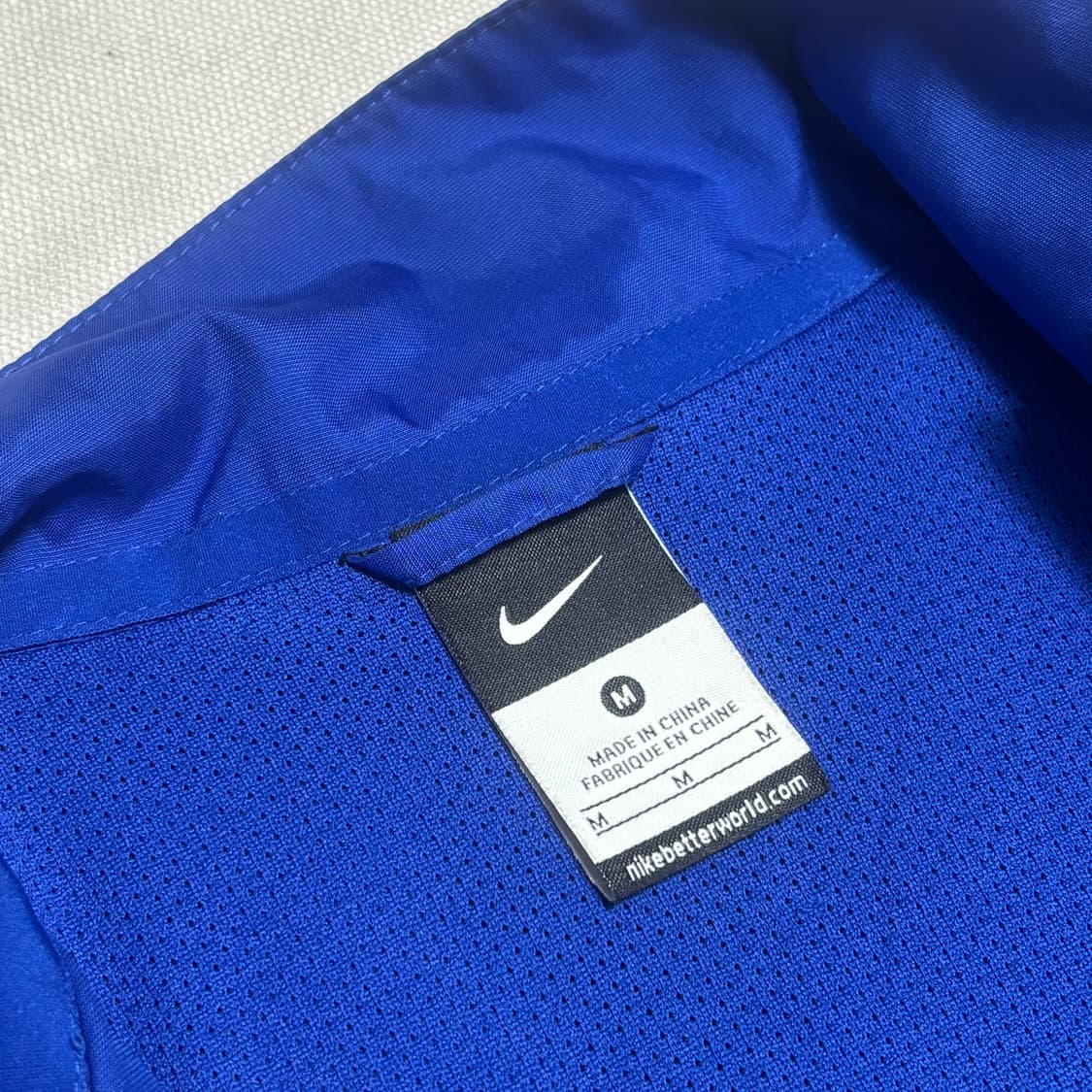 M 나이키 맨체스터유나이티드 블루 바람막이 상품이미지4