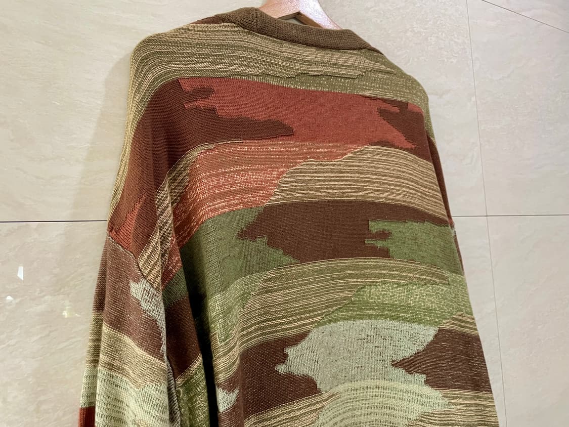 자라 / 나바호 에스닉 롱 남성 가디건, 남성 로브 / XL 상품이미지6