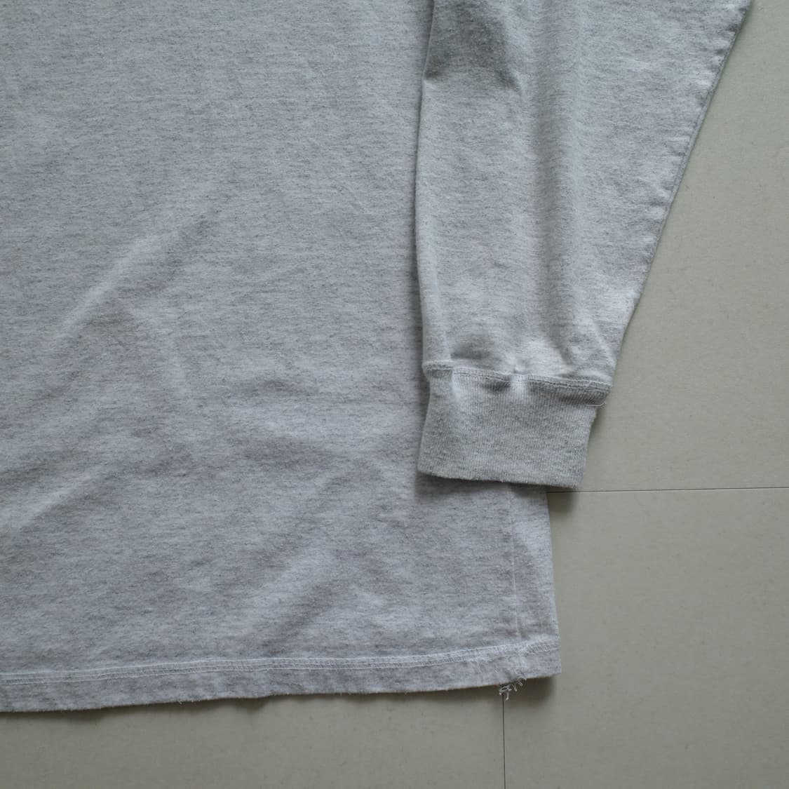 90s USA 할리데이비슨 자수 헨리넥 긴팔티 (2XL)  상품이미지7