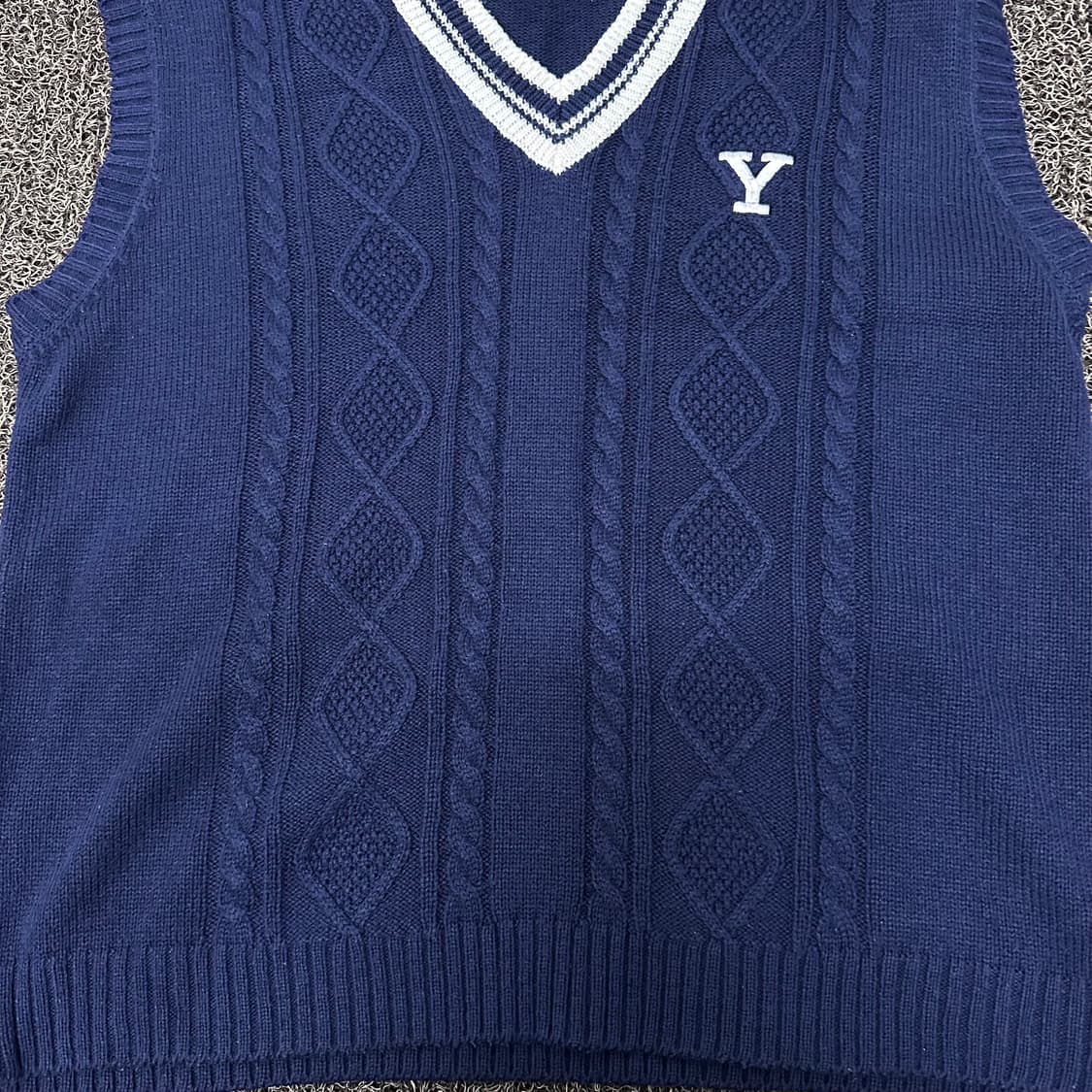 YALE 예일 여성 니트 조끼 신장 160 상품이미지4