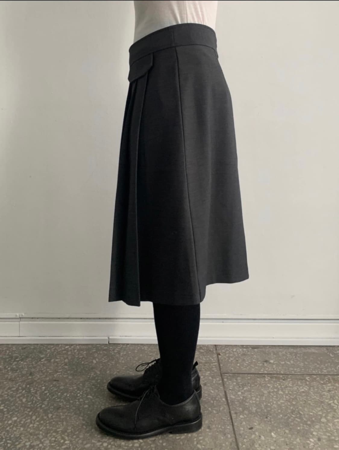 회색 스커트 치마 상품이미지5