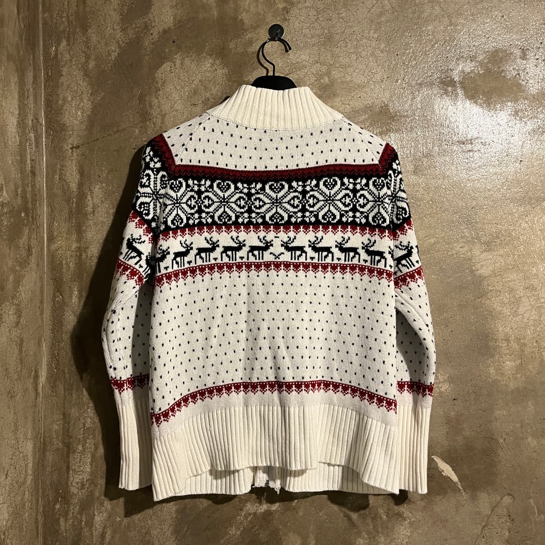 빈티지 니트 집업 상품이미지4