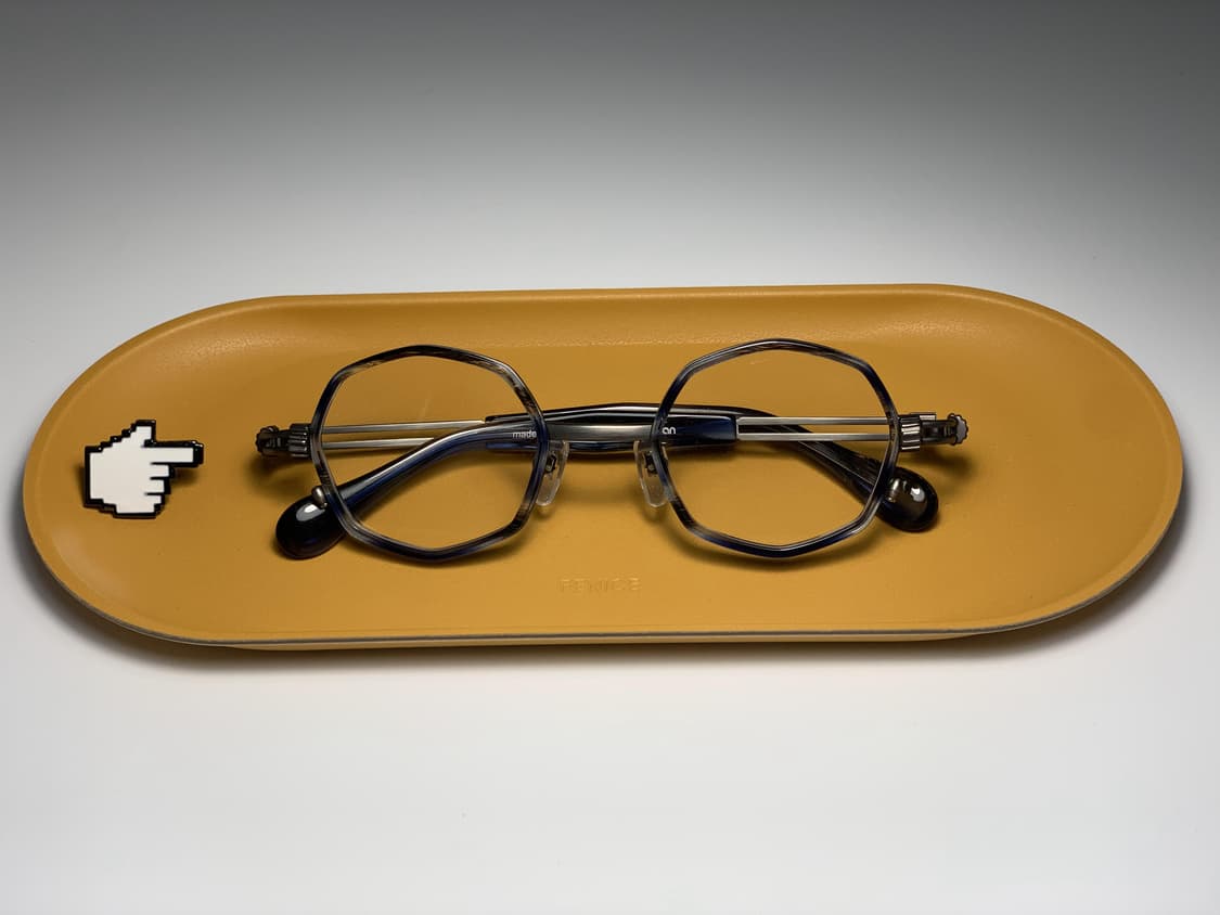 레스 덴 휴먼 옥타곤 티타늄 디자이너 감독 작가 예술가 안경 0068 상품이미지1