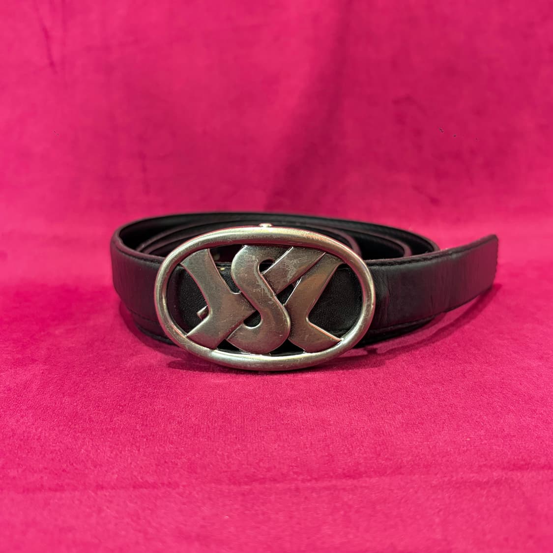 입생로랑 실버 로고 벨트 상품이미지1