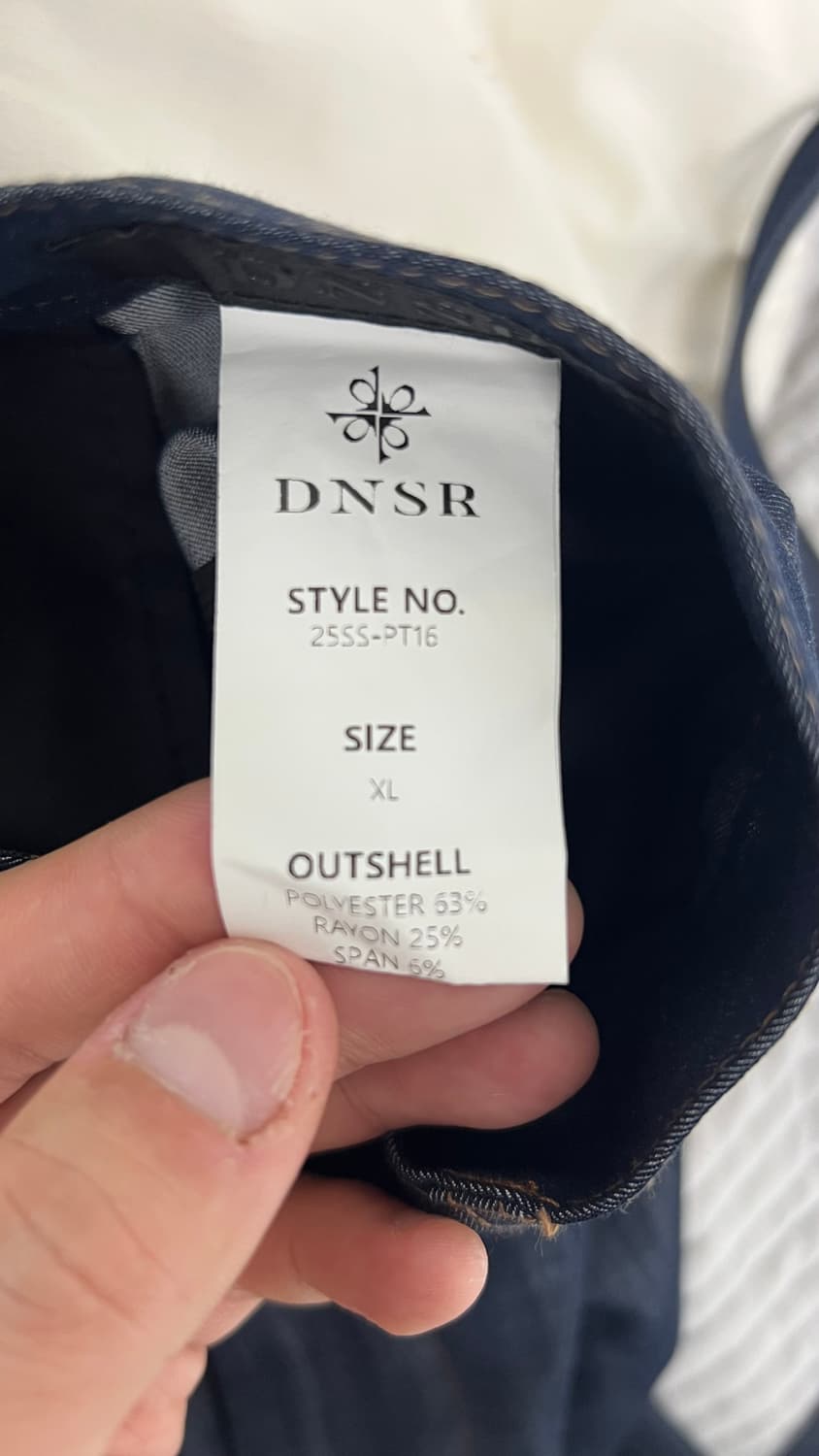 DNSR/디앤에스알 벨티드 드레이프 슬랙스 인디고 상품이미지3