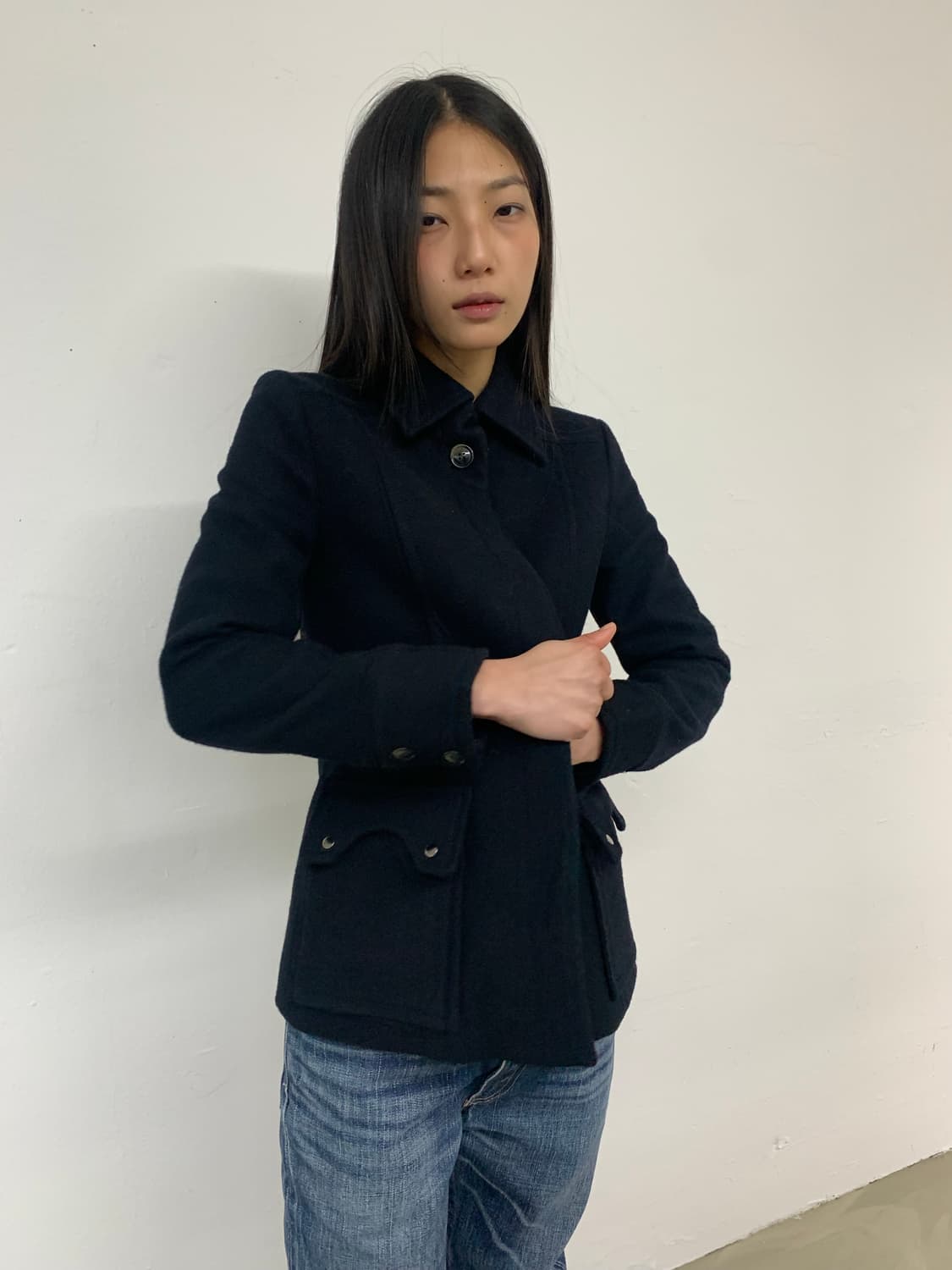 Sharped wool coat 상품이미지3