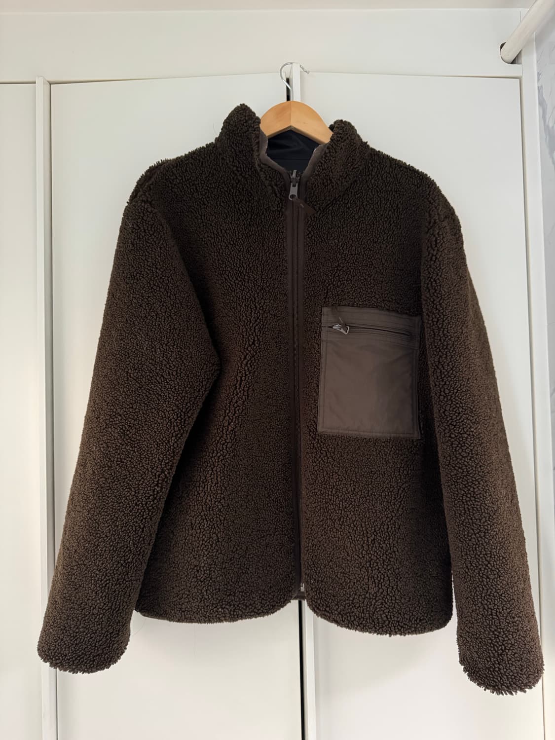 Uniqlo U Reversible Sherpa Brown 상품이미지1