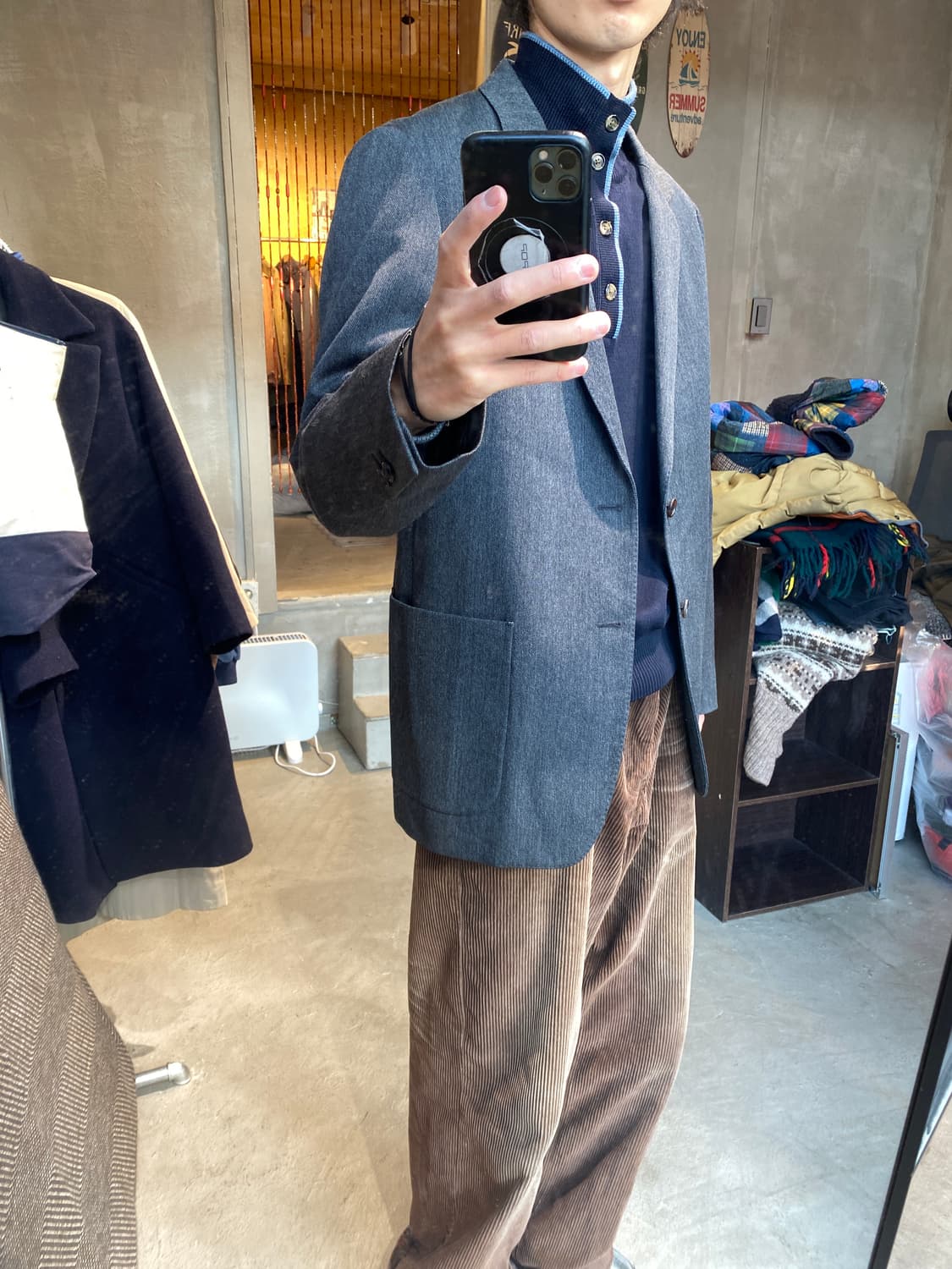 데드스탁급) 마가렛호웰 울 코튼 블레이저 상품이미지1