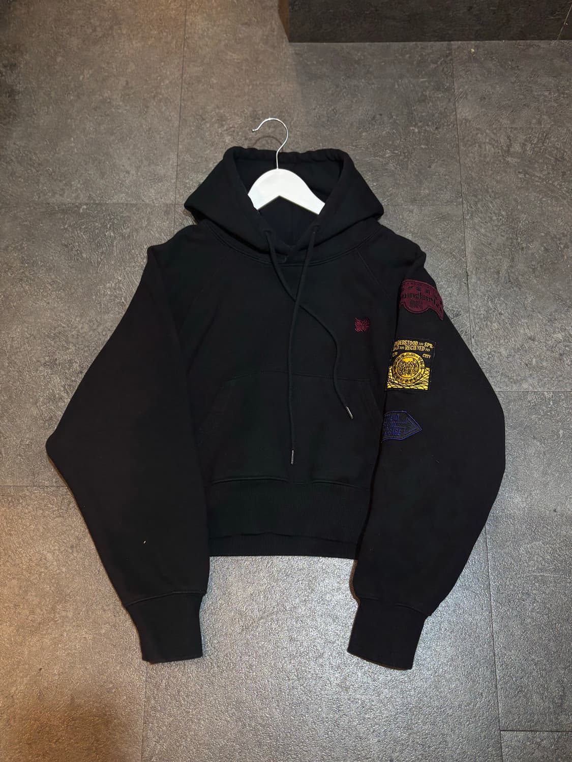 브라운브레스 여성 크롭 기모 후드티 M 상품이미지2