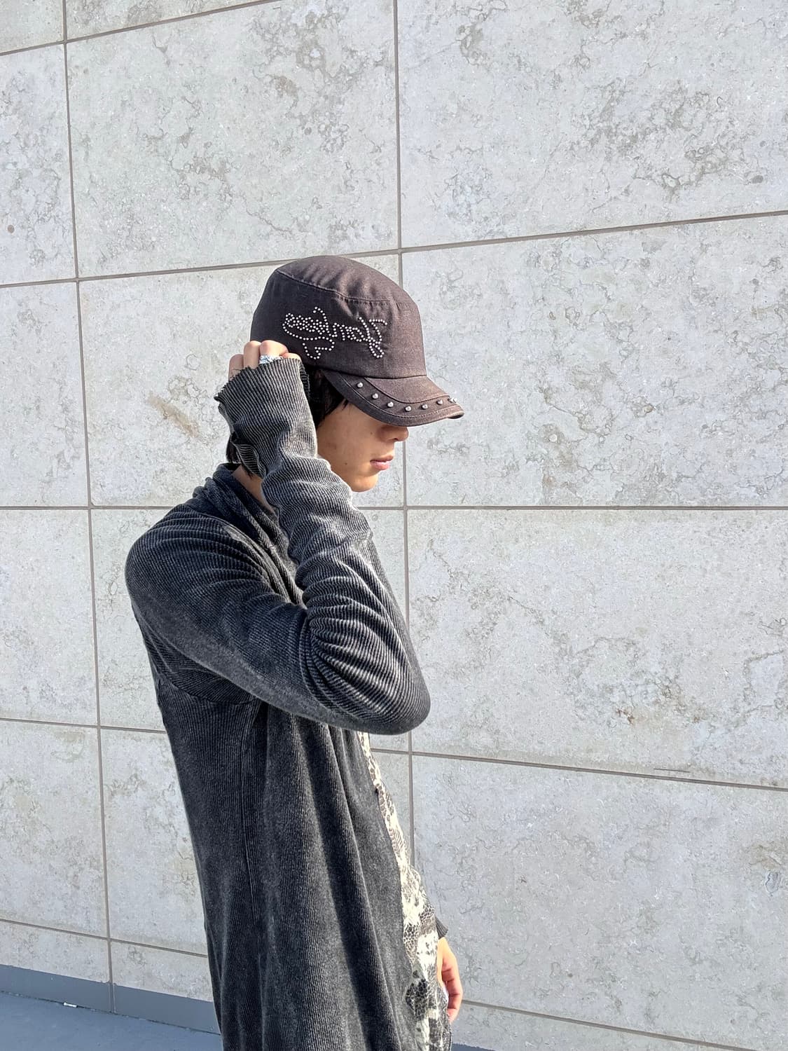 “Vintage”Y2K Studded Cap 상품이미지5