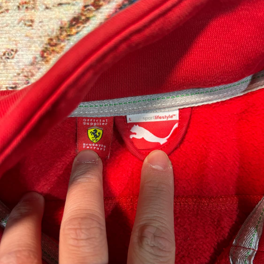 [L] 퓨마 페라리 트레이닝 자켓 상품이미지6