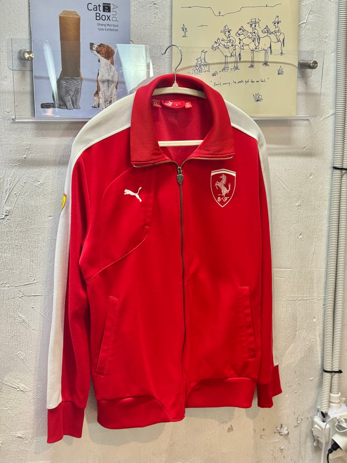 푸마 페라리 올드스쿨 져지 레드 XL 상품이미지6