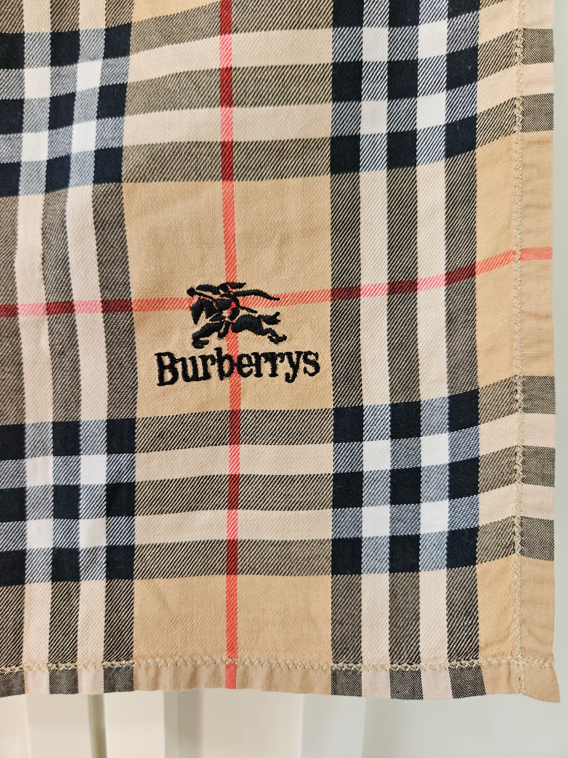 버버리(Burberrys) 노바체크 빈티지 손수건 상품이미지2