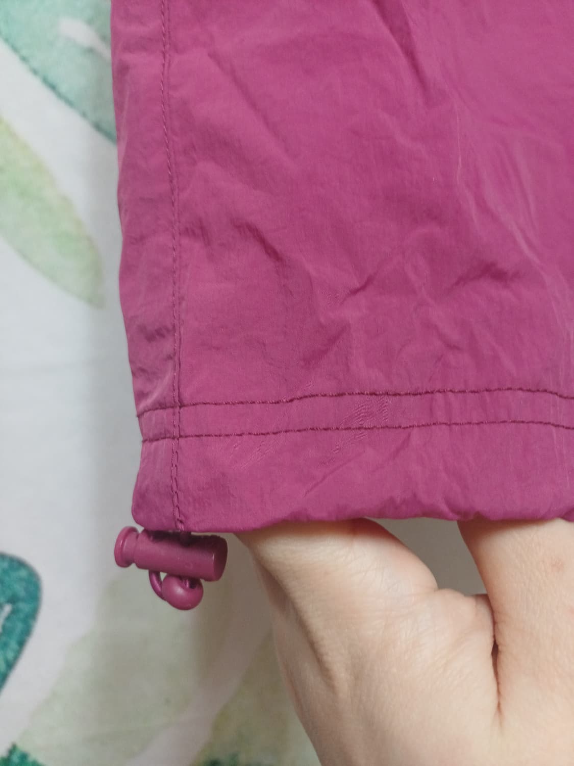 코드그라피/남녀공용/세미와이드 카고 나일론 바스락팬츠 상품이미지8