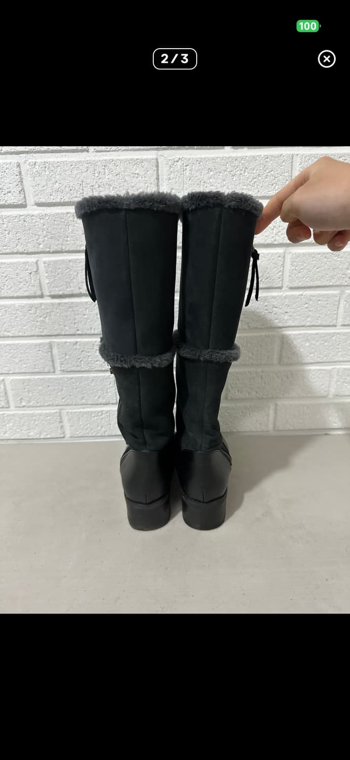 수제화 털가죽 롱부츠 상품이미지2