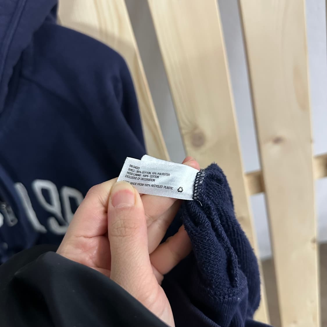 (L) GAP 갭 네이비 후드집업 상품이미지6